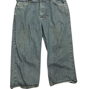 Carhartt FR Men’s Straight Jeans Size 42x34 Blue Denim 100% Cotton Relaxed Fit